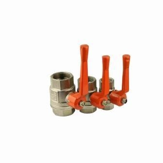 กลั้น CW617N วาล์วบอลทองเหลือง 1/2 นิ้ว ถึง 4 นิ้ว Butterfly Handle Ball Valve