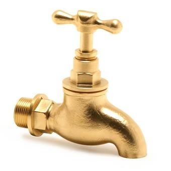 T ติดต่อท่อระบายน้ํา ทองแดง Bibtaps โดยไม่มีจาน 1/2in ชาย Thread ทองแดง Bib Taps