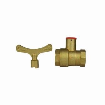 กลั้น CW617N วาล์วบอลทองเหลือง 1/2 นิ้ว ถึง 4 นิ้ว Butterfly Handle Ball Valve