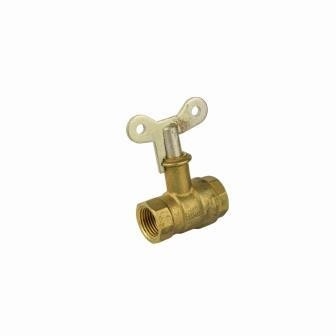 กลั้น CW617N วาล์วบอลทองเหลือง 1/2 นิ้ว ถึง 4 นิ้ว Butterfly Handle Ball Valve