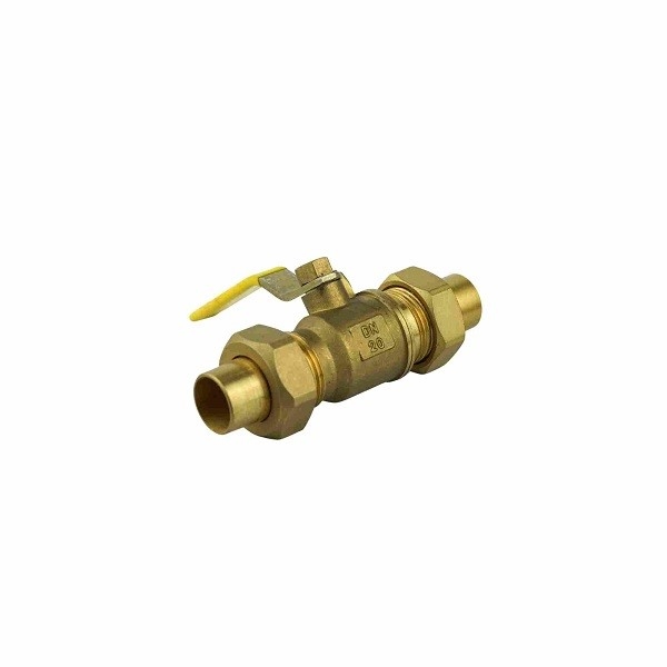 กลั้น CW617N วาล์วบอลทองเหลือง 1/2 นิ้ว ถึง 4 นิ้ว Butterfly Handle Ball Valve