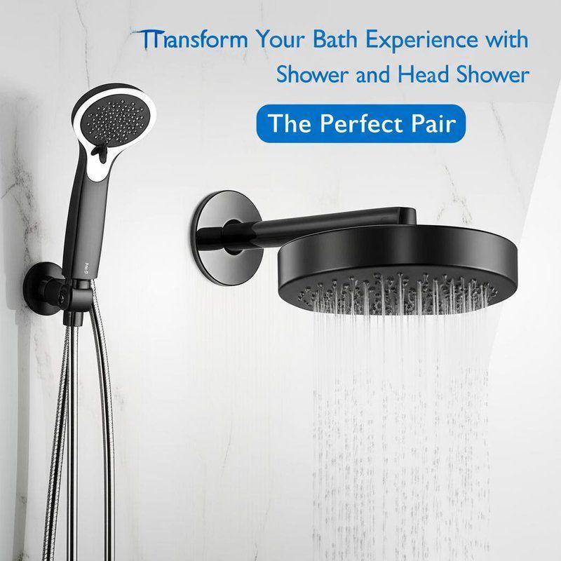 ระบบอาบน้ําฝน Gunmetal 6-Body Jet SPA Panel พร้อมปรับสไลด์บาร์ แครงน้ําทองแดง